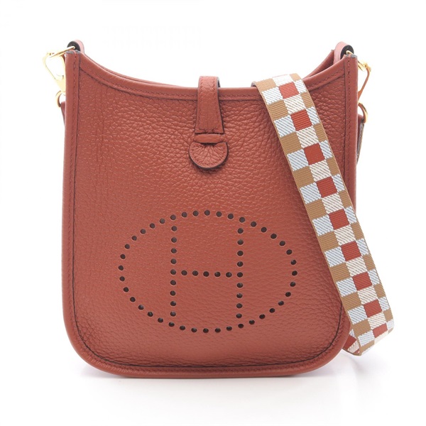 HERMES Evelyne TPM Amazon Shoulder Bag 083433CK Clemence leather Cuivre Used B