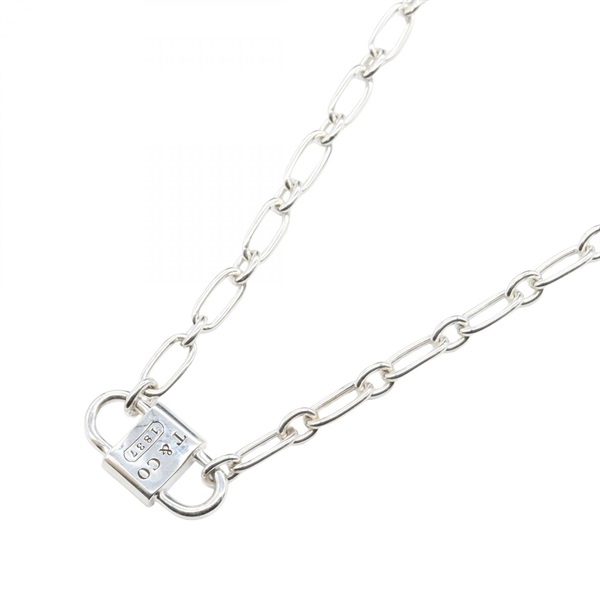TIFFANY＆CO 1837 Double Lock SM Necklace Silver925 Used women