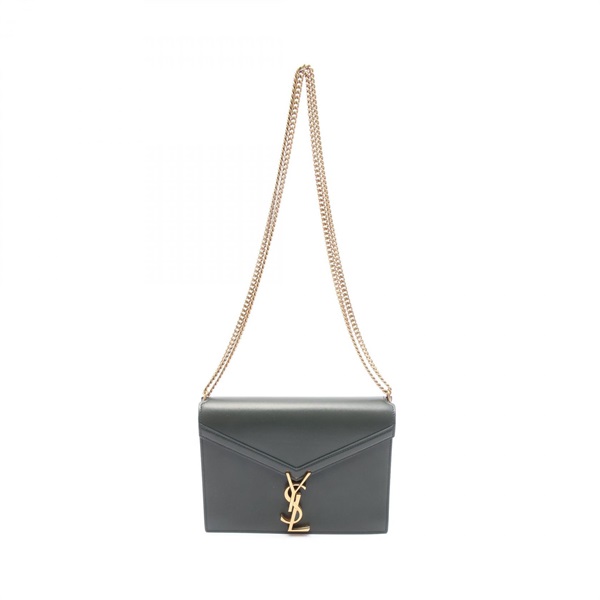 SAINT LAURENT PARIS Cassandra Chain Shoulder Bag 532750 leather Green Used Women