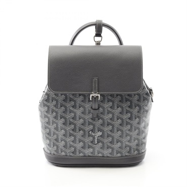 GOYARD Alpin Mini Backpack Bag Canvas Gray Multicolor Used Women