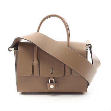 HERMES New Drug 22 Shoulder Handbag H080214CKD0 Evercolor leather Brown Used B