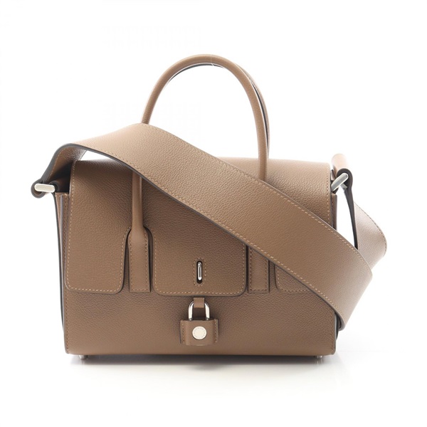 HERMES New Drug 22 Shoulder Handbag H080214CKD0 Evercolor leather Brown Used B