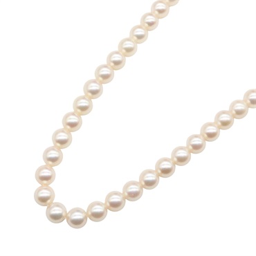 JEWELRY Akoya Pearl Necklace 14KPG Pink Rose Gold White Used women