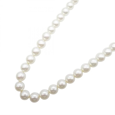 TASAKI Pearl Necklace SV White Silver 38㎝ Used Women