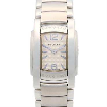 BVLGARI Assioma Wrist Watch AA26S Quartz Stainless Steel Used Women