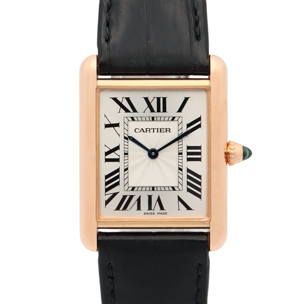 CARTIER Tank Louis Cartier LM Wrist Watch WGTA0011 hand winding 18KPG Used mens