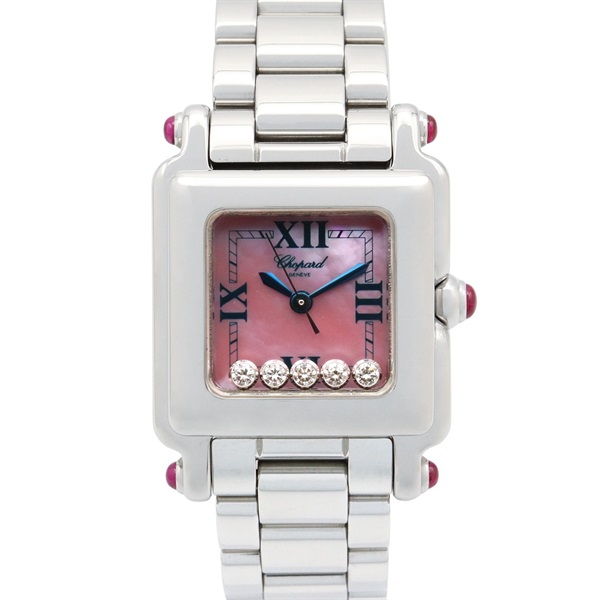 Chopard Happy sports square mini Wrist Watch 27/8893-21 Quartz SS Used Women