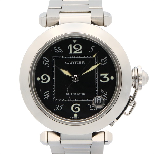 CARTIER Pasha C Wrist Watch W31043M7 Automatic winding Stainless Steel Used Boys