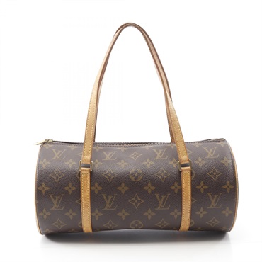 LOUIS VUITTON Papillon 30 Handbag M51385 Monogram canvas Brown Used Women LV