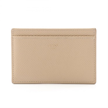 CELINE Card holder Case 10B703BEL leather Beige Used Women