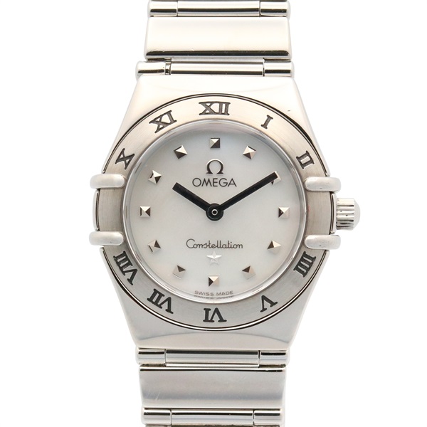 OMEGA Constellation Mini My Choice Wrist Watch 1561.71 Quartz SS Used Women