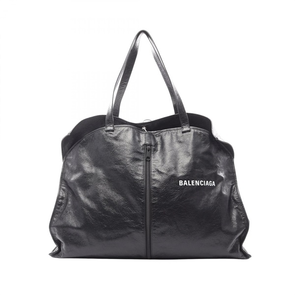 BALENCIAGA Borsa Porta Abiti Shopper Tote Bag leather Black NEW Unisex