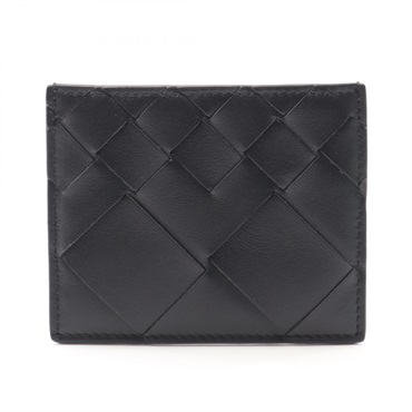 BOTTEGA VENETA Intrecciato Card Case 778031V3R538803 leather Black NEW mens BV