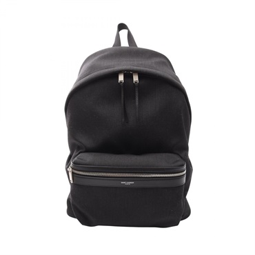 SAINT LAURENT PARIS City Rucksack Backpack 534967FAEBS1000 Nylon leather Black N