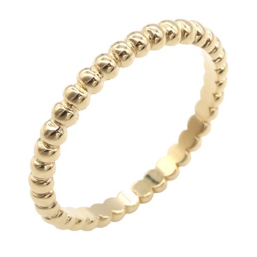 Van Cleef & Arpels Perlée Ring S 18KYG Yellow Gold Used unisex US size 5.25 #51