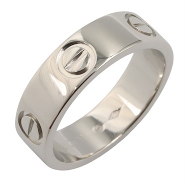 CARTIER Love Ring Pt950 Platinum Used unisex US size 5.25 #50