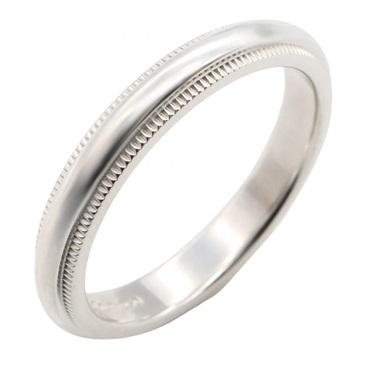 TIFFANY＆CO Milgrain Ring Pt950 Platinum Used unisex US size 6.25