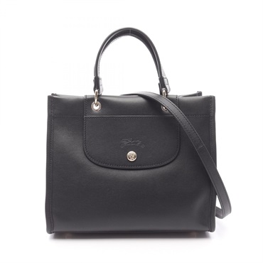 Longchamp Cabas S Top Handle Shoulder Handbag 10309HGO001 leather Black NEW