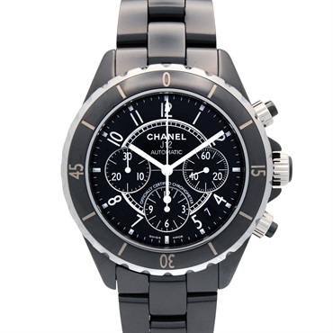 CHANEL J12 Chronograph Wrist Watch H0940 Automatic winding ceramic Used mens BK