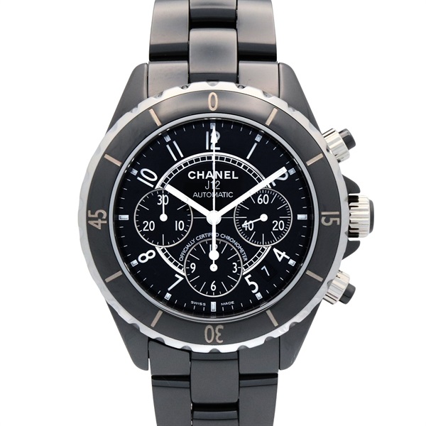 CHANEL J12 Chronograph Wrist Watch H0940 Automatic winding ceramic Used mens BK