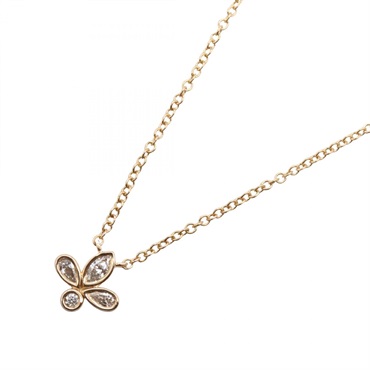 TIFFANY＆CO Diamond Necklace Pendant 18KPG Pink Rose Gold Used Women