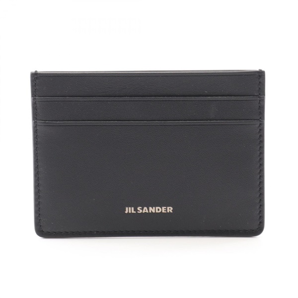 JIL SANDER Card Case holder purse J25VL0009P5458001 leather Black NEW unisex
