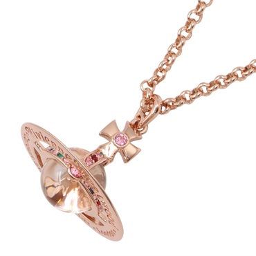Vivienne Westwood Necklace Pendant brass Rose Gold NEW Unisex