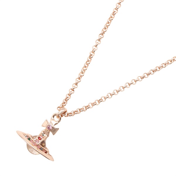 Vivienne Westwood Necklace pendant collier brass RG metal NEW