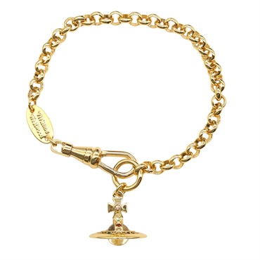 Vivienne Westwood Bracelet Q 61020057/R001 brass Gold plated NEW unisex