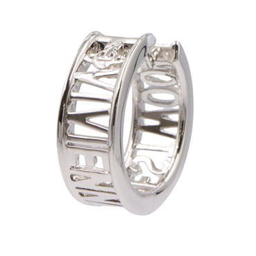 Vivienne Westwood Pierced earrings Single (one ear) brass Silver NEW Unisex