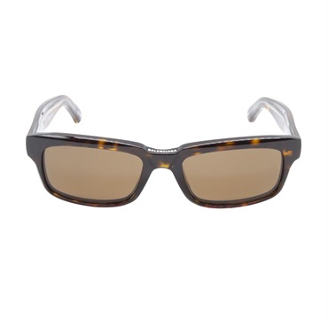 BALENCIAGA Sunglasses Eyewear BB0345S-002/SMT/SUN Plastic Nickel Brown NEW