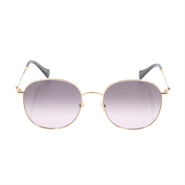 GUCCI Sunglasses GG1142S-001/INT/SUN Plastic Nickel Gold Black NEW Unisex