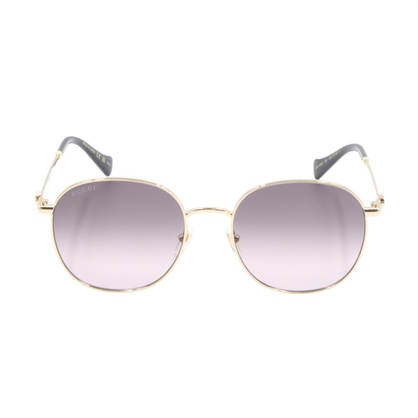 GUCCI Sunglasses GG1142S-001/INT/SUN Plastic Nickel Gold Black NEW Unisex