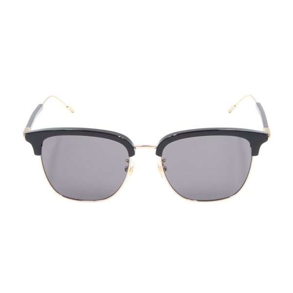 GUCCI Sunglasses GG1275SA-001/ASI/SUN Plastic Nickel Black Gold NEW Unisex