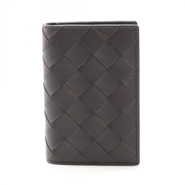 BOTTEGA VENETA Intrecciato Card Case 749417VCPQ42145 leather Brown NEW unisex BV
