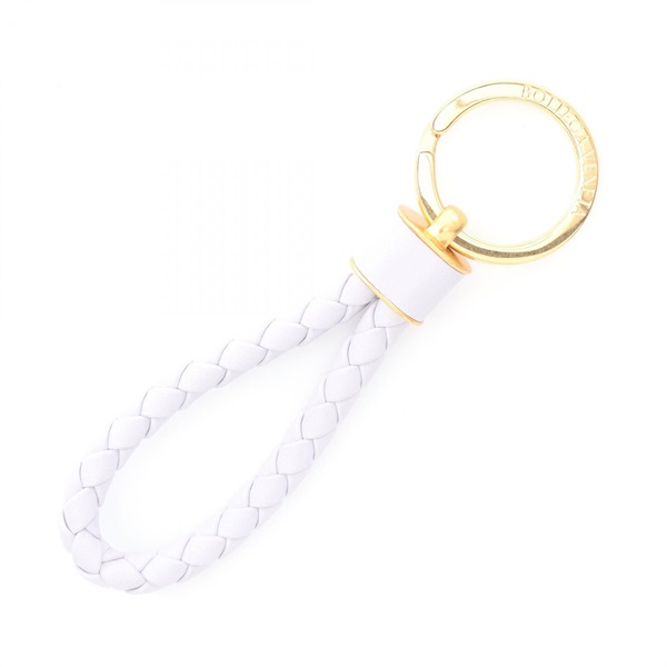 BOTTEGA VENETA Intrecciato key ring 651820V0HW11431 leather Gold Plated Purple