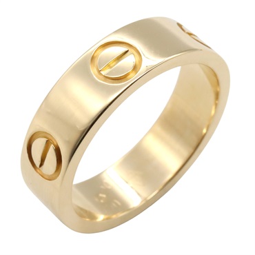 CARTIER Love Ring 18KYG Yellow Gold Used Unisex US size 5 #50