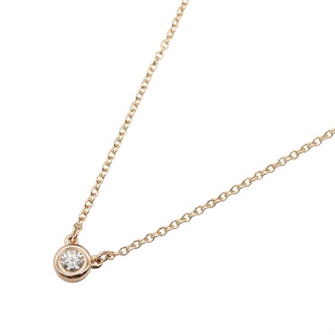 TIFFANY＆CO By the Yard Necklace Diamond 18KPG Pink Rose Gold Used women