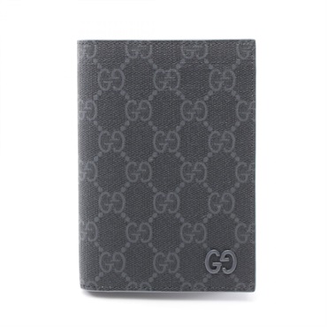 GUCCI GG Supreme Card Case 795229FACQC1048 PVC coated canvas Gray NEW mens