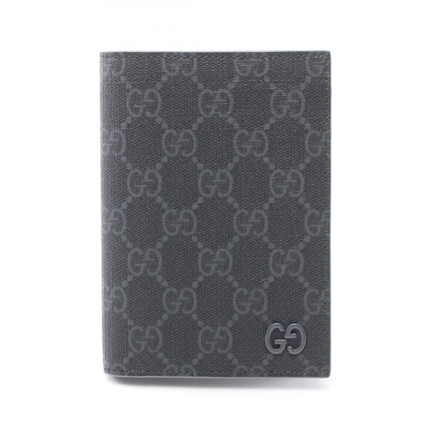GUCCI GG Supreme Card Case 795229FACQC1048 PVC coated canvas Gray NEW mens