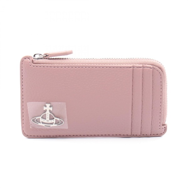 Vivienne Westwood Orb coin purse wallet WS000DG402 leather Pink NEW Women