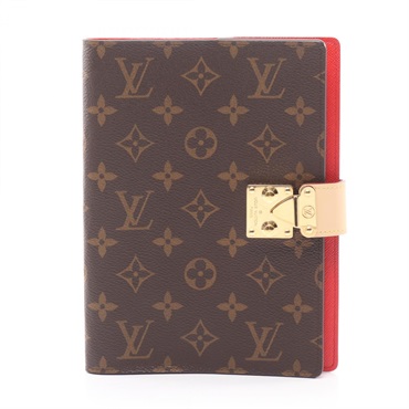 LOUIS VUITTON Paul Notebook cover GI0238 Monogram canvas Brown Used Women LV