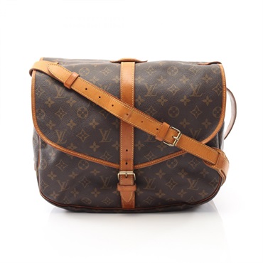LOUIS VUITTON Samuel 35 Shoulder Bag M42254 Monogram canvas Brown Used crossbody