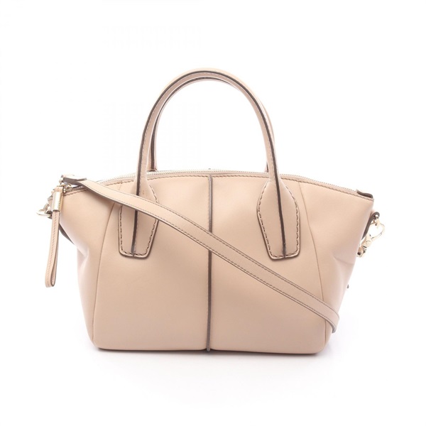 TOD'S D-styling 2Way Shoulder Handbag leather Pink Used Women