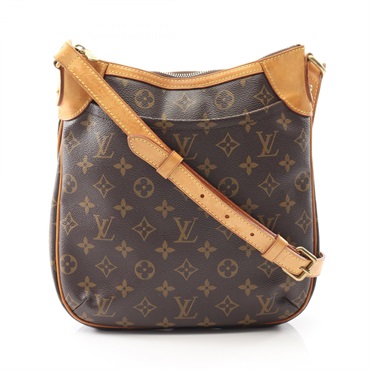 LOUIS VUITTON Odeon PM Crossbody Shoulder Bag M56390 Monogram Brown Used Women