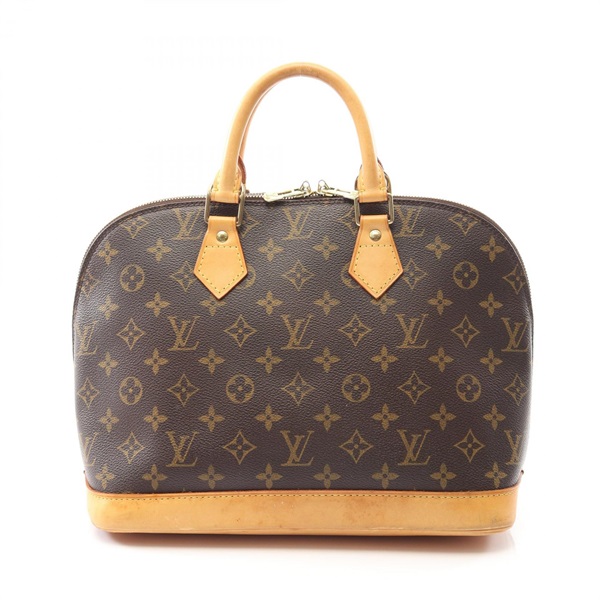 LOUIS VUITTON Alma PM Handbag M51130 Monogram canvas leather Brown Used Women