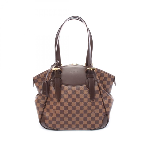LOUIS VUITTON Verona MM Shoulder Bag N41118 Damier canvas Ebene Used Women LV