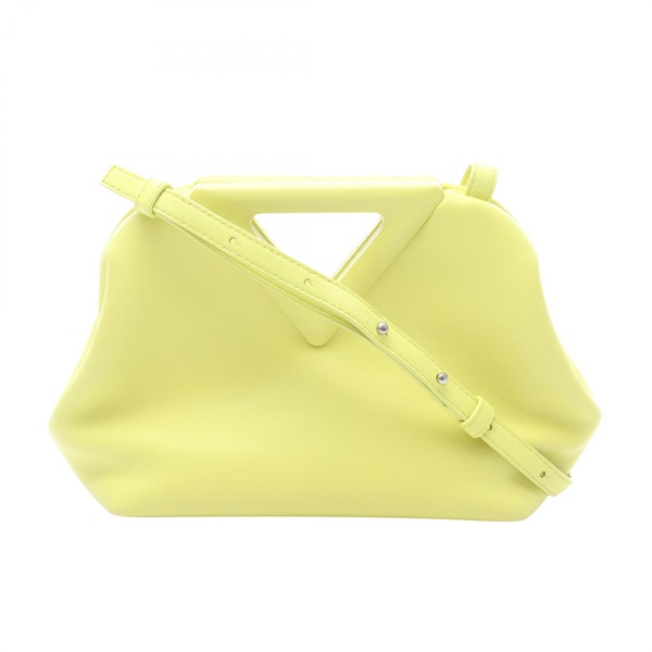 BOTTEGA VENETA Small Point Crossbody Shoulder Bag 658476 leather Green Used BV