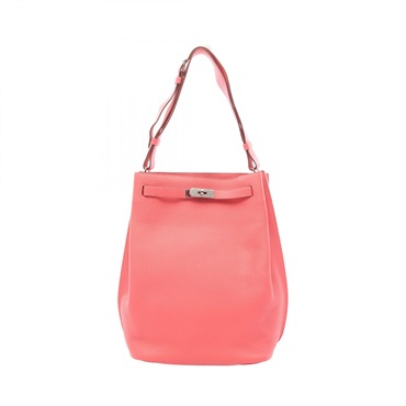 HERMES So Kelly 26 Shoulder Bag Togo leather Pink Flamingo Used Women SHW Q