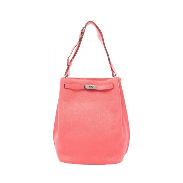 HERMES So Kelly 26 Shoulder Bag Togo leather Pink Flamingo Used Women SHW Q